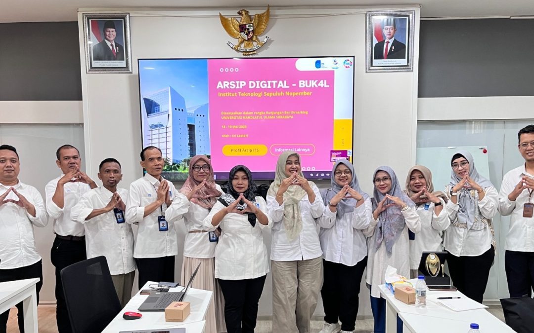 UPT Perpustakaan dan Kearsipan Digital UNUSA Laksanakan Studi Banding dan Benchmarking ke ITS